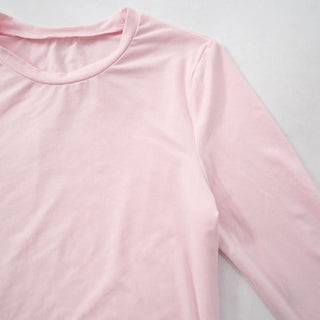 Long sleeve crewneck solid pant set