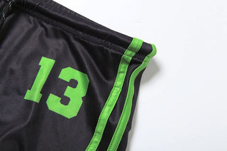 Short sleeve letter print short pant set