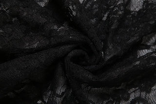 Leopard print lace patchwork short pant set