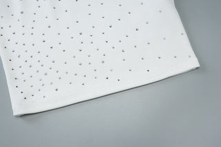 U neck beaded tank top