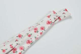 Halter flower print high slit maxi dress