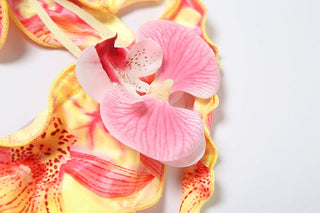 Halter self tie print flower applique pant set