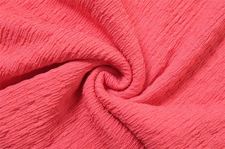 Textured knotted backless tube maxi skirt set