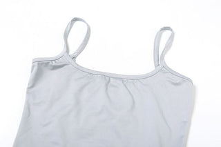 U neck backless 2 piece cami top