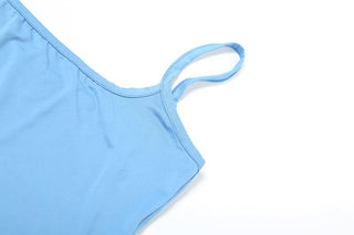 U neck backless 2 piece cami top