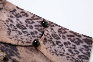 Halter ruched self tie print maxi skirt set