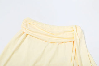 Self tie halter cowl neck flower print maxi skirt set