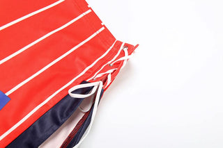 Ruched v neck slit striped irregular mini skirt set