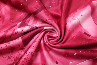 Hollow out irregular slit print halter cut out maxi dress