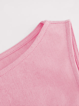 Linen-blend Beaded Knotted Ruched Tank Top