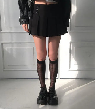 Pleated Mini Skirt Pants - 3 colors