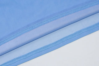 Long sleeve flower print self tie mesh maxi dress