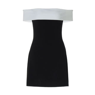 Off shoulder backless tube mini dress