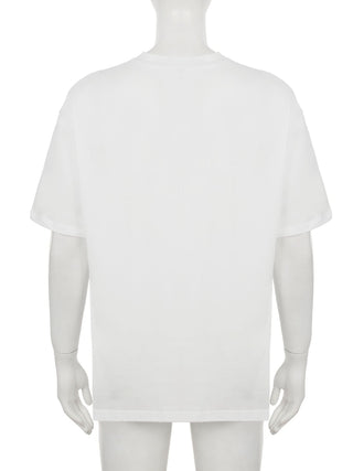 Short sleeve crewneck mouth print top