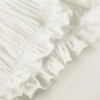 Bowknot ruffle ruched low rise short pant