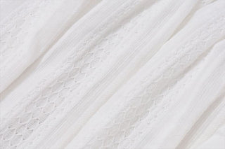 Square neck ruffle smocked cami mini dress