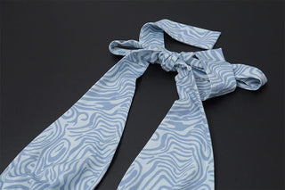 Halter backless contrast maxi dress