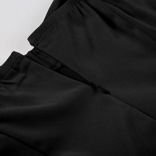 Ruched zip-up backless cami midi dress