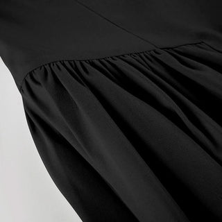 Ruched zip-up backless cami midi dress