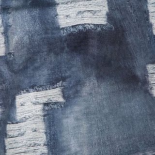 Imitation denim print backless tube top