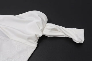 Off shoulder sweetheart neck hollow out cut out maxi dress