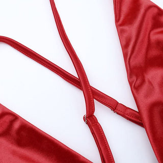 Satin v neck ruched backless cami maxi dress