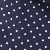 Sweetheart Neckline Polka Dot Lace Trim Knotted Cami Top