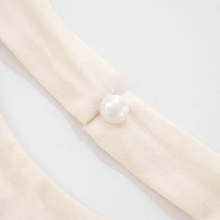 Halter ruched button backless solid top