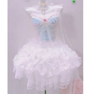 Ruffle self tie ruched bowknot v neck cami top