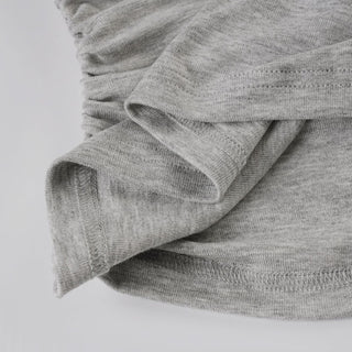 Off shoulder halter o ring ruched self tie top