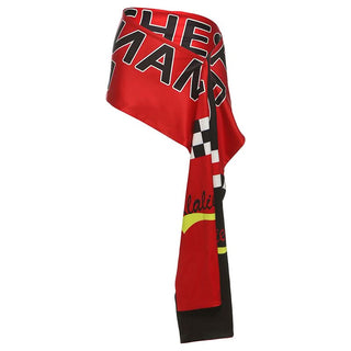 Contrast letter print decor belt