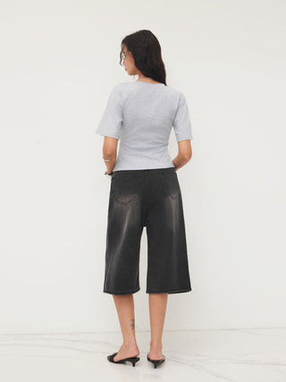 Round Neckline Tee