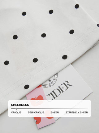 Polka Dot Stretch Capri