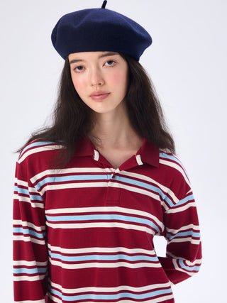 WOOL-BLEND BERET HAT