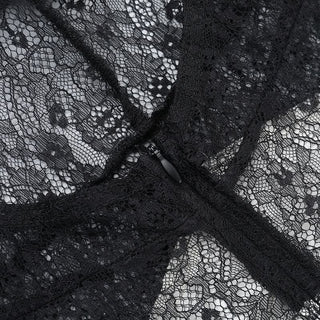 Halter self tie v neck lace hem zip-up maxi dress