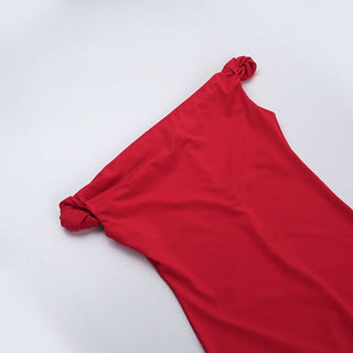 Off shoulder ruched solid tube maxi dress