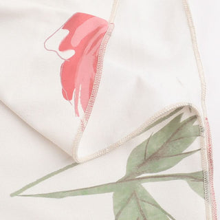 Ruffle self tie v neck flower print cami midi dress