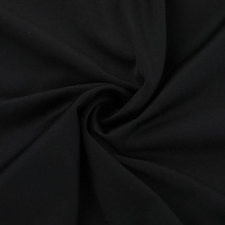 O ring halter self tie v neck black jumpsuit