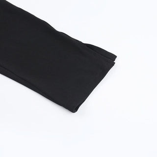 Backless solid corset slit jumpsuit