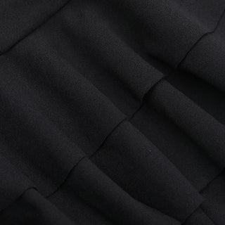 Ruffle backless solid zip-up tube mini dress