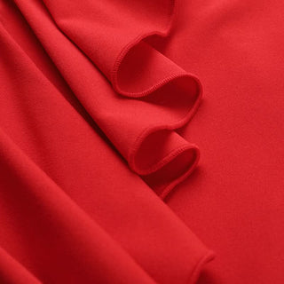 Slit flower applique halter square neck midi dress