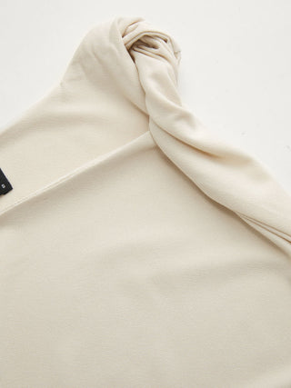 Jersey Boat Neck Asymmetrical Hem Ruched Tank Top For Daily Casual Work