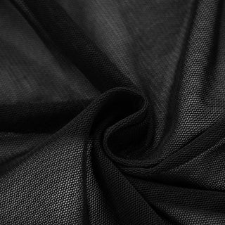 Hollow out halter self tie mesh romper