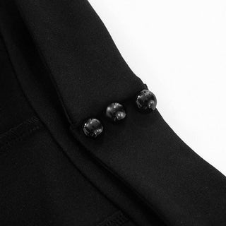 Halter hollow out button solid crop pant set