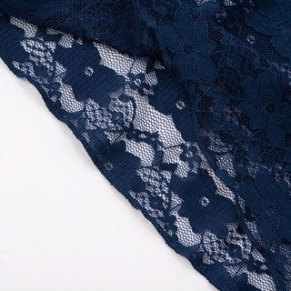 Bowknot ruched backless lace tube top