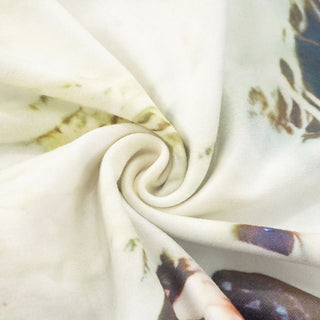 Ruched puppy print backless tube top