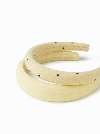 2PCS POLKA DOT HEADBAND SET