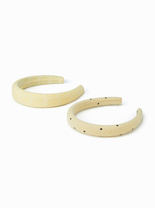 2PCS POLKA DOT HEADBAND SET