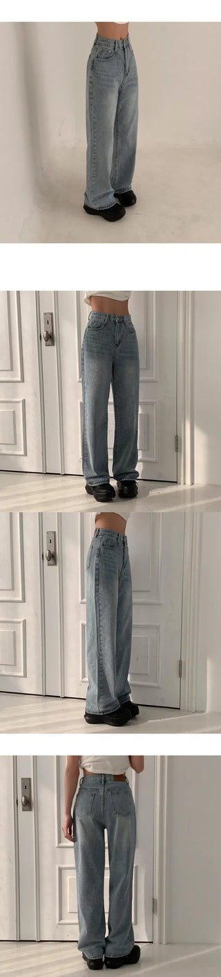 Planner Semi Wide Formy Long Denim PT