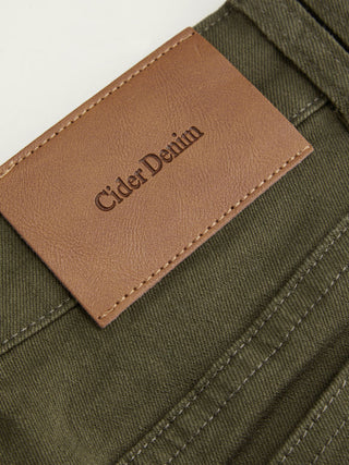 Stretch Cider Denim Low Rise Pocket Micro Shorts
